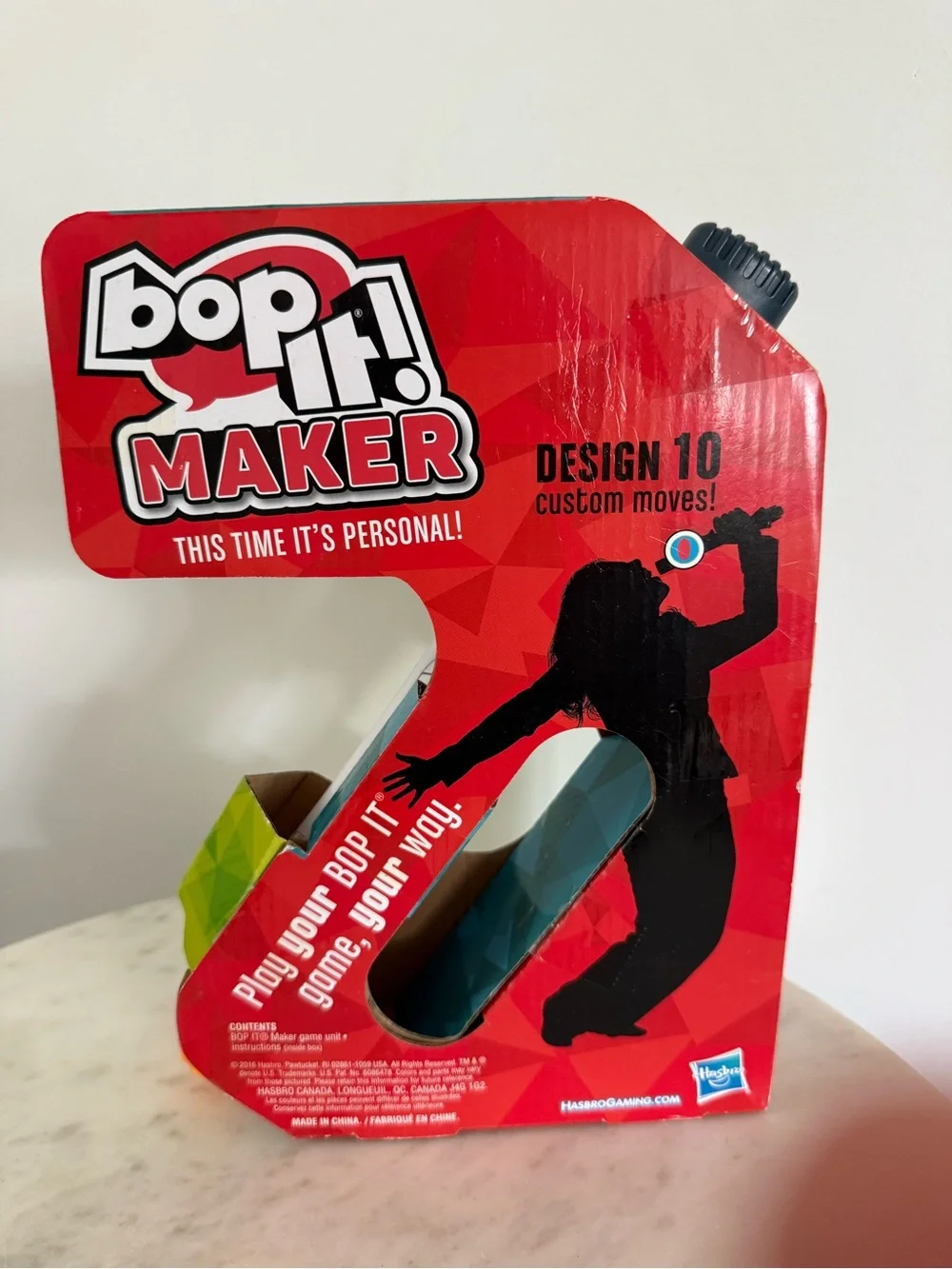 Brand New Bop It! Maker Game Hasbro Add Your Own Moves & Play Recording Game New